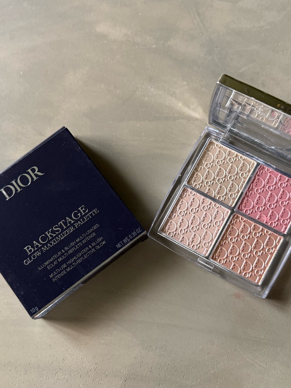Dior Backstage Glow Maximizer Palette – 004 Rose Gold Glow